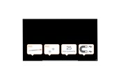Konference & Præsentation - Nobo  Impression Pro magnetisk whiteboard glastavle 85" 190x100 cm Sort - 1905182