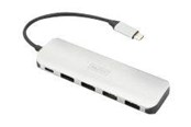 USB hub - DIGITUS DA-70242-1 - hub - 4 ports USB hub - 4 ports - Hvid - DA-70242-1