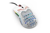 Mus - Glorious Model O- (Small) - Matte White - Gaming Mus - Optisk - 6 knapper - Hvid med RGB-LED lys - GOM-WHITE