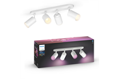 Smart Home - Philips Hue Fugato Plate/Spiral 4x5.7W Spots - Hvid - 929003810501