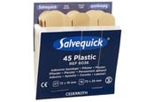 Helbred - Cederroth Salvequick Band Aid plastic plasters 2 sizes - refill - 6036