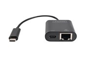 Netværksadapter (netkort, printserver mv.) - DIGITUS USB Type-C Gigabit Ethernet (with 60W PD) - DN-3027