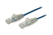 Netværkskabel - StarTech.com 0.5m CAT6 Cable - Blue Slim CAT6 Patch Cord - Snagless - LSZH - patch cable - 50 cm - blue - Blå - 0.5m - N6PAT50CMBLS