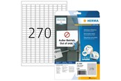 Papir, Fotopapir og Etiketter - HERMA Removable Labels 17.8x10 25 Sheets DIN - 10000