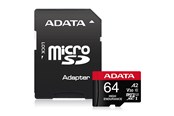 Hukommelseskort - A-Data High Endurance MicroSD/SD - 100MB/s - 64GB - AUSDX64GUI3V30SHA2-RA1