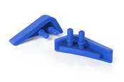 Kabinet Køler - Noctua NA-SAVP3 chromax.blue Anti-Vibration - Lyddæmper Indsats - Blå - NA-SAVP3.blue