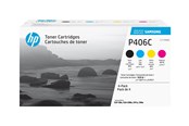 Blæk, Toner & Forbrugsstoffer - HP Samsung SU375A / CLT-P406C Toner 4-pack (Black Yellow Cyan Magenta) - SU375A