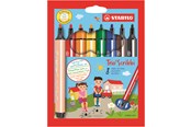 Skrive- og Tegneværktøjer - STABILO ® Trio® ScribbiTrekantet fiberpen med fjederspids,  sæt med 8 penne - 368/8-01