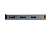 USB hub - StarTech.com 3Pt USB-C Hub w/ SD Card Reader - 10Gbps - 3x USB-A & 1x USB-C - hub - 3 ports USB hub - 3 ports - Grå - HB31C3ASDMB