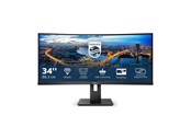 Skærm - 34" Philips B Line 346B1C - 3440x1440 (UWQHD) - 100Hz - VA - 90W USB-C - KVM switch - 346B1C/00