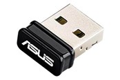 Netværksadapter (netkort, printserver mv.) - ASUS USB-N10 NANO - USB 2.0 - 802.11b/g/n - 150 Mbps - 90IG05E0-MO0R00