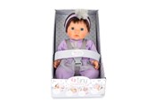 Dukker & Tilbehør - Tiny Treasures Dukke med mørkt hår og lilla outfit - 30140