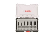 Fræser - Bosch Bitsæt til fræsejern, 6 dele, lige skaft på 6 mm - 2607017465