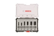 Bor & bits - Bosch Bitsæt til fræsejern, 6 dele, lige skaft, 8 mm - 2607017466