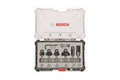 Værktøj - Bosch Bitsæt til fræsejern, 6 dele, Trim&Edging, skaft på 8 mm - 2607017469