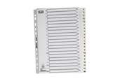 Lommer, Omslag & Registre - Oxford Strong- Line Register A4 Hvid Pp A-Å, Hvid - 100204716