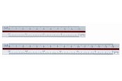 Skrive- og Tegneværktøjer - Linex 347 Trekantet Minimålestok - 100552569