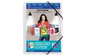 Mapper og Clipboards - Oxford Elastikmappe Polyvision A4 Pp klar - 100201153