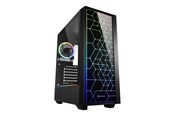 Kabinet - Sharkoon RGB LIT 100 - mid tower - ATX - Kabinet - Miditower - Sort - 4044951028153