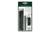 Skrive- og Tegneværktøjer - Faber-Castell Pitt Graphite set - crayon and pencil set - 5 pieces - 112997