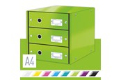 Arkivering & Opbevaring - Leitz Skuffekabinet Click & Store WOW 3 skuffer Grøn - 60480054