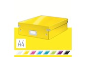 Arkivering & Opbevaring - Leitz Organiseringsboks Click & Store WOW Medium Gul - 60580016
