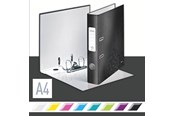 Brevordnere og Ringbind - Leitz Brevordner 180° WOW lamineret pap A4/50 mm Sort - 10060095