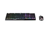 Tastatur - MSI Vigor GK30 combo - keyboard and mouse set - US - Tastatur & Mus sæt - Amerikansk engelsk - Sort - S11-04US602-CLA