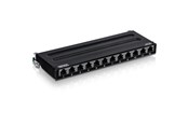 Netværkstilbehør - TRENDnet TC-P12C6AS 12-Port Cat6A Shielded Wall Mount Patch Panel - TC-P12C6AS