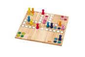 Brætspil - Goki Wooden Ludo Game-Variable - 56914