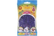 Kreativt Legetøj - Hama Ironing beads-purple transparent (024) 1000pcs. - 207-24
