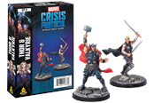 Brætspil - Asmodee Marvel Crisis Protocol Thor & Valkyrie - FMSG11