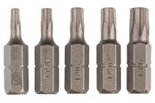 Bor & bits - Bosch 5 dele skruebitsæt standard til indv. Torx-skruer (T) - 2609255970