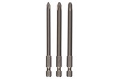 Bor & bits - Bosch 3 dele Skruebitsæt, ekstra hård - 2607001758