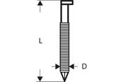 Værktøj - Bosch D-hoved-søm SN34DK 90R - 2608200018
