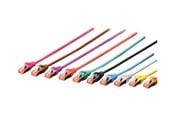 Netværkskabel - DIGITUS patch cable - 50 cm - grey - Grå - 0.5m - DK-1644-005