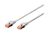 Netværkskabel - DIGITUS patch cable - 1 m - grey - Grå - 1m - DK-1644-010