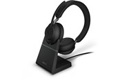 Hovedtelefoner/headset - Jabra Evolve2 65 Link380c UC Stereo Stand Black - 26599-989-889