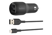 Mobil - Adaptere & Opladere - Belkin BOOST CHARGE Dual Charger - CCD001bt1MBK