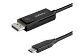 Audio kabel - StarTech.com 6.6 ft. (2 m) USB C to DisplayPort 1.4 Cable - Bidirectional - USB / DisplayPort cable - 2 m - CDP2DP142MBD