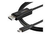 USB kabel - StarTech.com 3.3 ft. (1 m) USB C to DisplayPort 1.4 Cable - Bidirectional - USB / DisplayPort cable - 1 m - CDP2DP141MBD