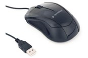 Mus - Gembird Wired optical mouse 3B-02 - Mus - Optisk - 3 knapper - Sort - MUS-3B-02