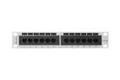 Netværkstilbehør - Lanberg PPU5-9012-S - patch panel - 1U - 10" - PPU5-9012-S