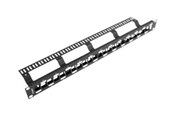 Netværkstilbehør - Lanberg PPKS-1224-B - patch panel (blank) - 1U - 19" - PPKS-1224-B