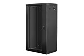 Rack skabe - Lanberg WF01-6422-10B - 22U - Wall Mount Rack Cabinet - WF01-6422-10B