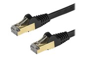 Netværkskabel - StarTech.com CAT6a Cable - patch cable - Sort - 1.5m - 6ASPAT150CMBK