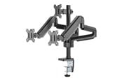Skærmholder - Deltaco Office triple hydraulisk monitor-arm 17"-27" - ARM-0352
