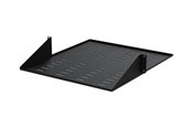 Rack skabe - StarTech.com 2 Post Server Rack Shelf - Vented - Center Mount - Black - Supports up to 75 lb. - 2 post Network Rack Shelf rack shelf - 2U - CABSHF2POSTV2
