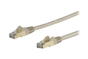Netværkskabel - StarTech.com 10m CAT6a Ethernet Cable - Grey RJ45 Shielded Cable Snagless - patch cable - 10 m - grey - Grå - 10m - 6ASPAT10MGR