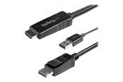 Skærmkabel - StarTech.com 3m HDMI to DisplayPort Adapter Cable with USB Power - 4K 30Hz Active HDMI to DP 1.2 Converter (HD2DPMM3M) - video cable - DisplayPort / HDMI - 3 m - HD2DPMM3M